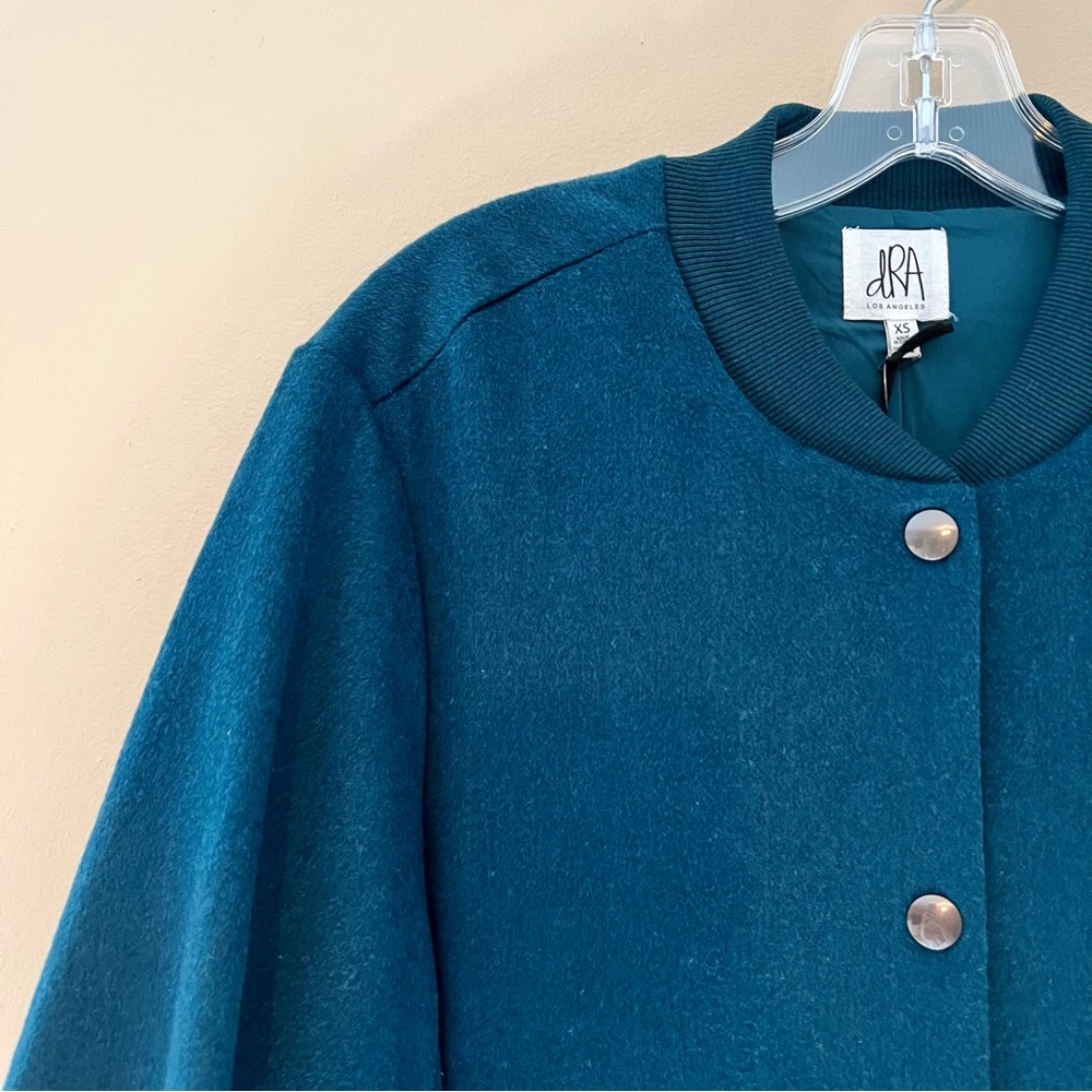 NWT Anthropologie dRa Cozy Wool Blend Puff-sleeved Coat - Picture 11 of 15